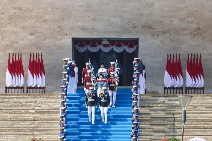 Indonesia rayakan HUT RI ke-80 dengan semarak di Istana Merdeka