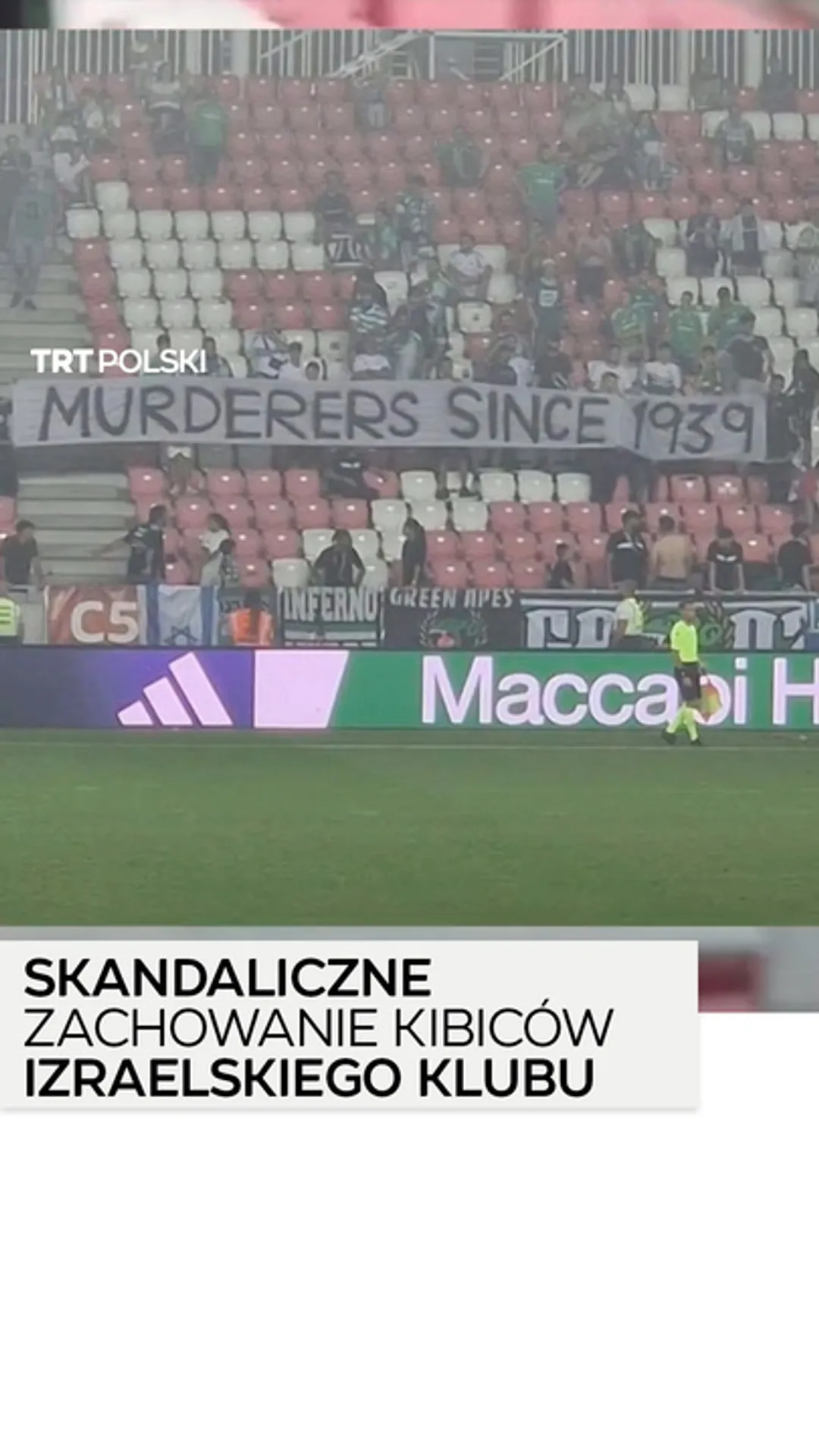 Skandaliczne zachowanie kibiców izraelskiego klubu