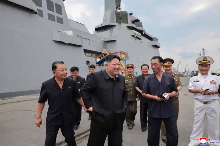 North Korea test-fires two 'new' air defence missiles
