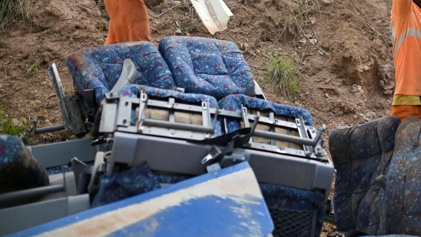 Bus plunges off bridge in Benin, killing at least 27 people