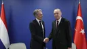 أردوغان ورئيس وزراء هولندا يبحثان كارثة غزة وجهود السلام بين روسيا وأوكرانيا
