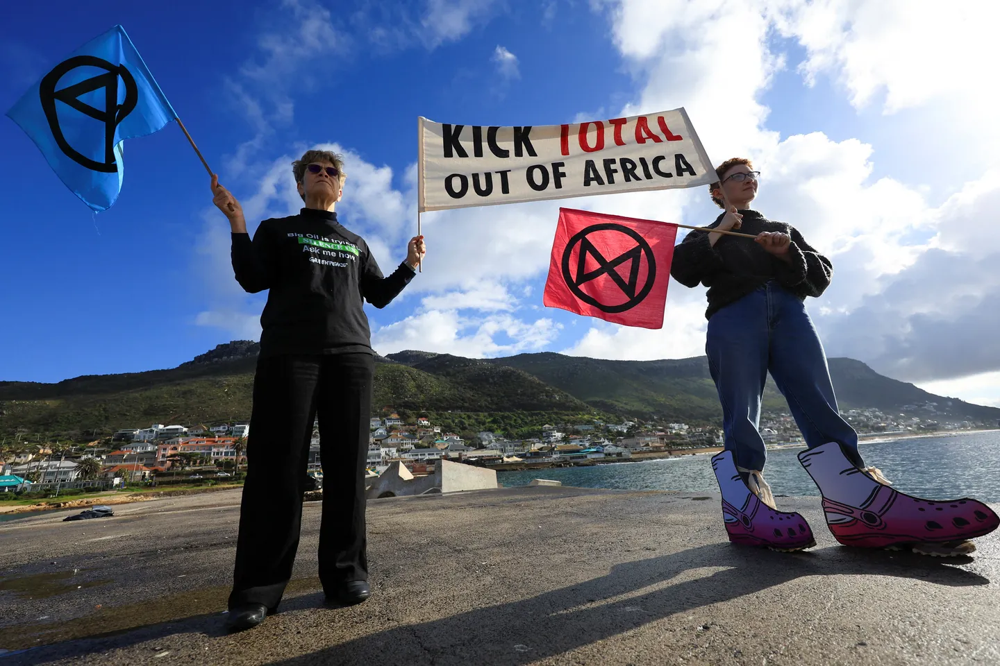 Protesters demand reparations from TotalEnergies for ‘ecological damage’ in Africa