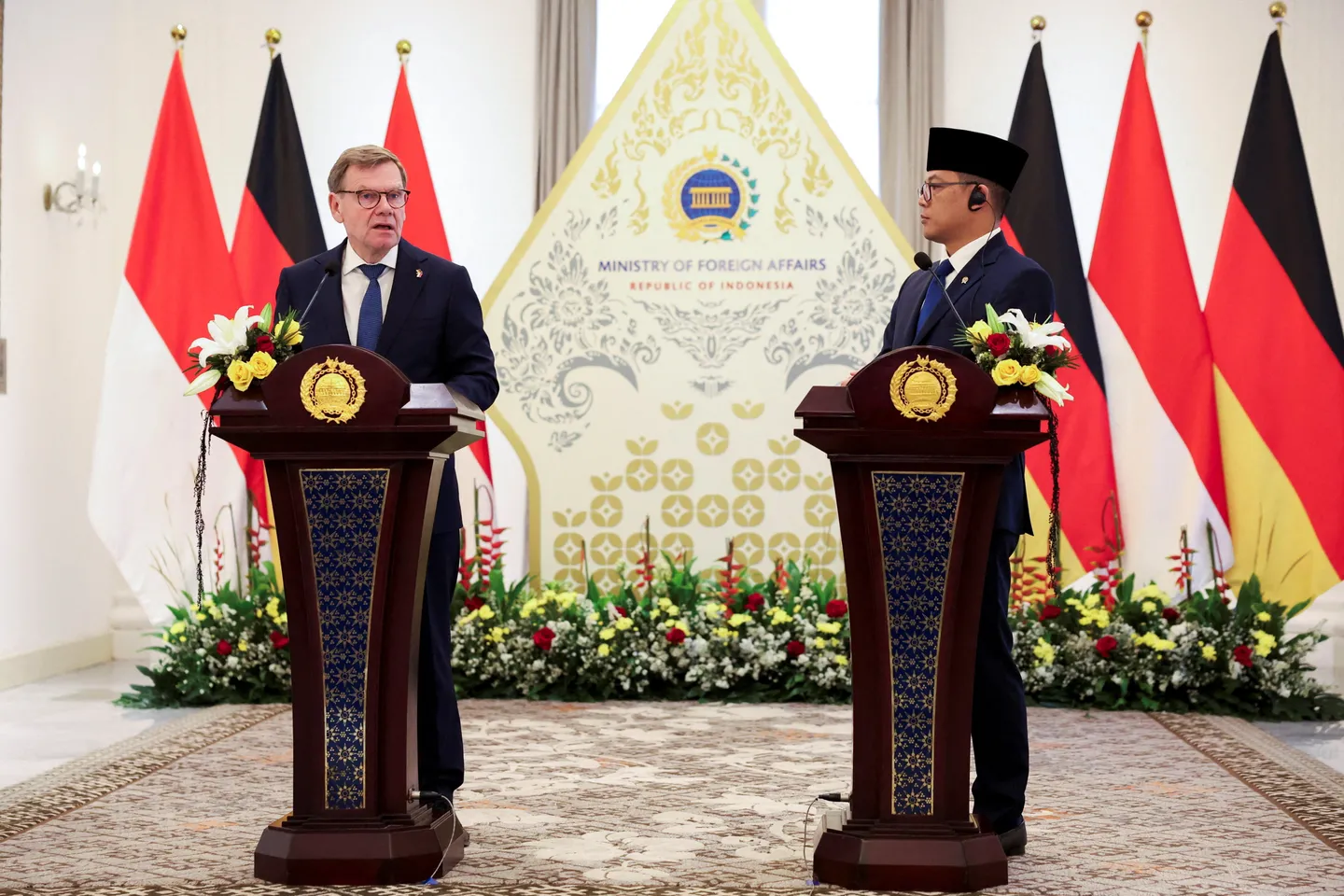 Menlu Jerman tegaskan dukungan solusi dua negara untuk Palestina dalam kunjungan ke Indonesia