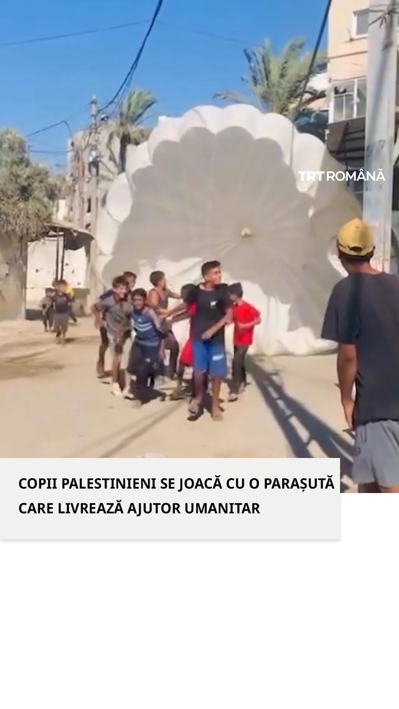 Copiii palestinieni sub blocada israeliană trăiesc momente de bucurie
