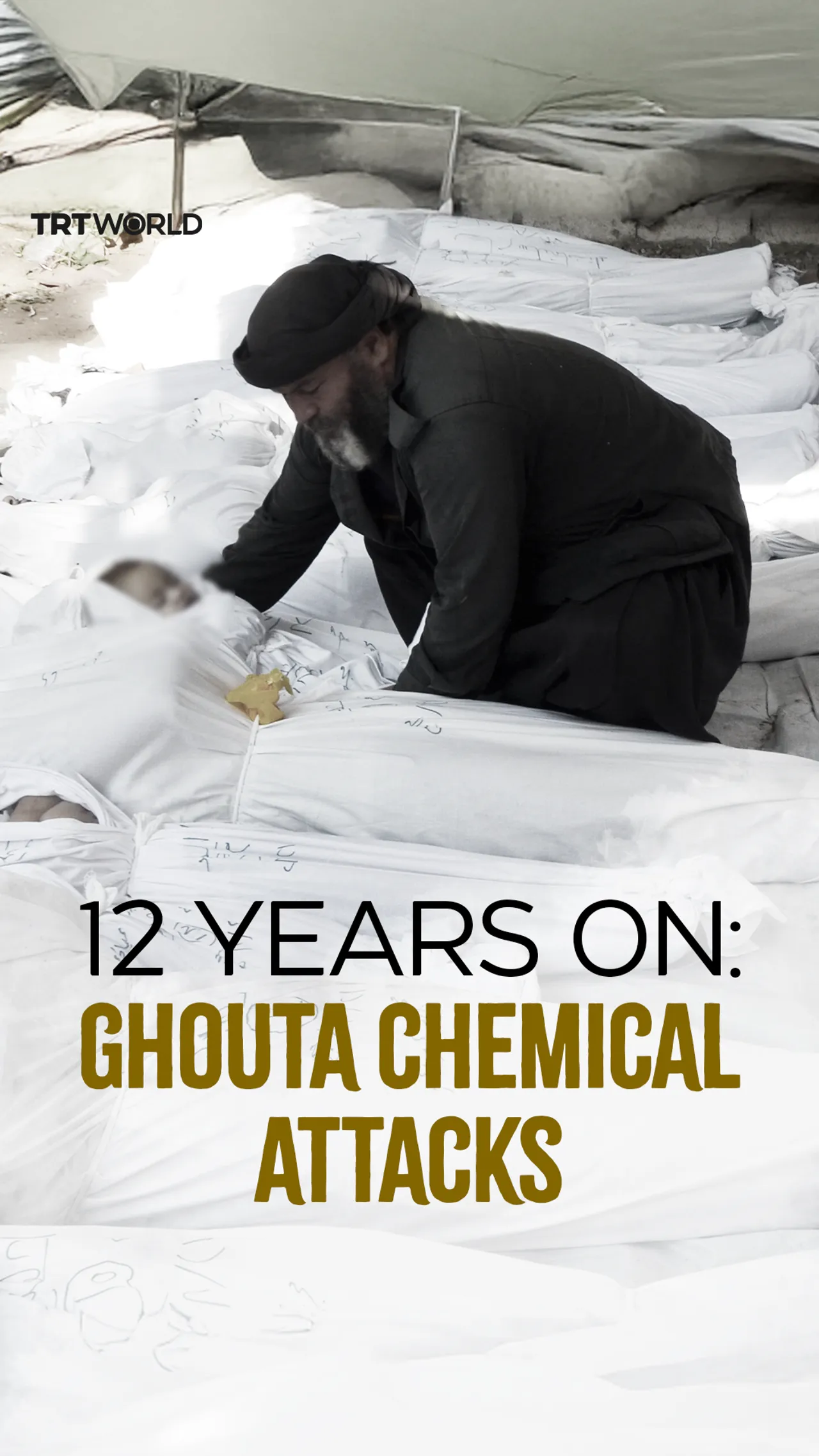 Victims of chemical attacks in Syria's Ghouta remembered on 12th anniversary