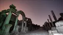 Ѕвездена ноќ над турски Ефес, античкиот град заспан во историјата