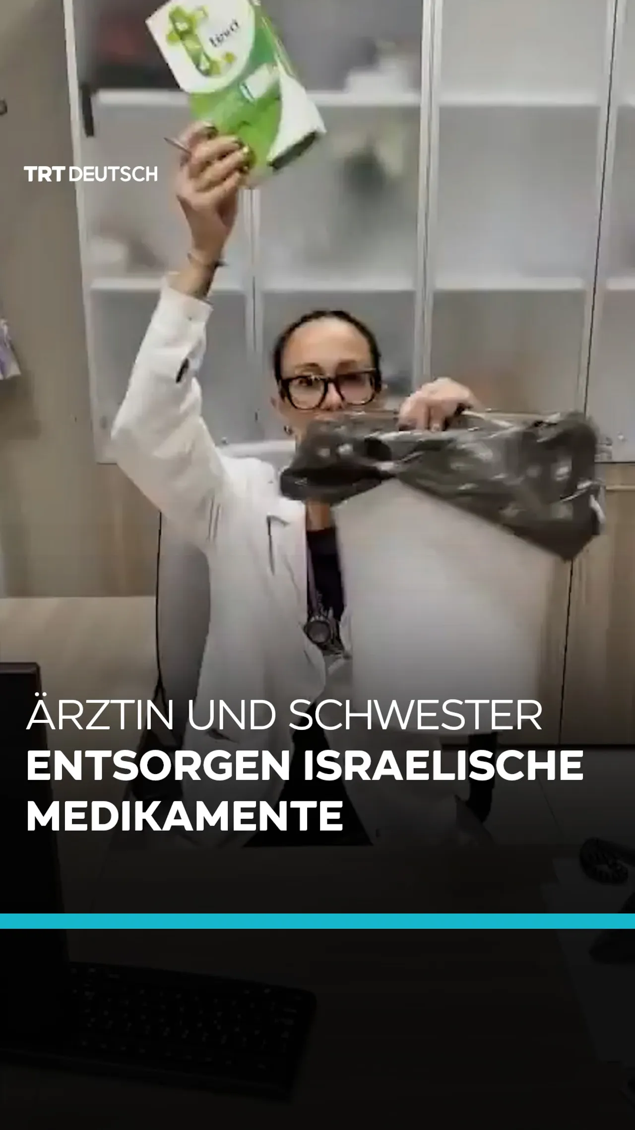 Ärztin und Schwester entsorgen israelische Medikamente