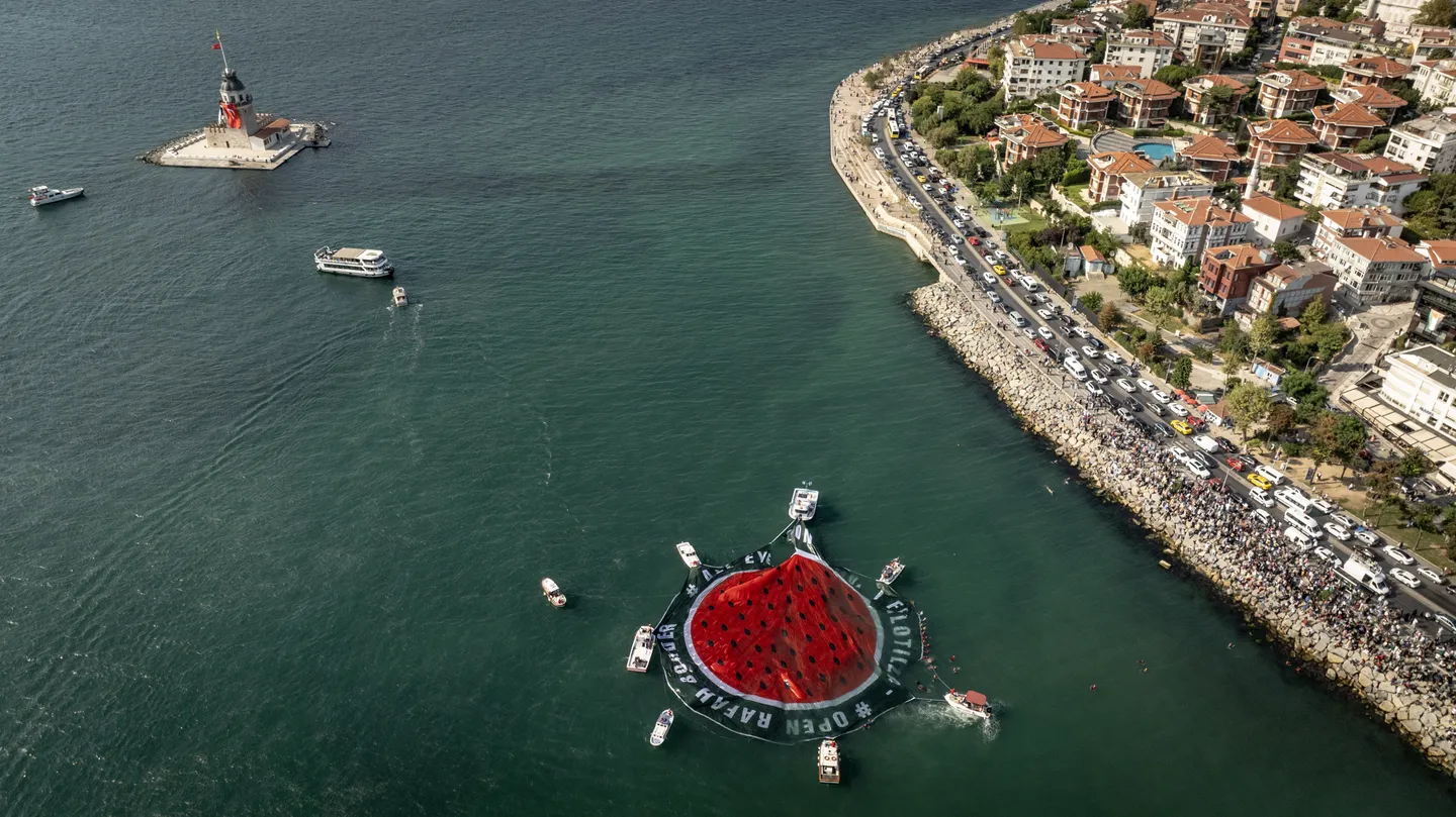 Masovni pomorski konvoj podrške Gazi održan u Istanbulu
