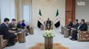 الشرع يلتقي وفداً أمريكياً في دمشق قُبيل رفع عقوبات واشنطن المفروضة على سوريا