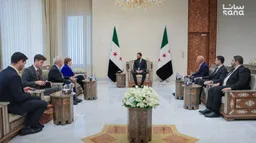 الشرع يلتقي وفداً أمريكياً في دمشق قُبيل رفع عقوبات واشنطن المفروضة على سوريا
