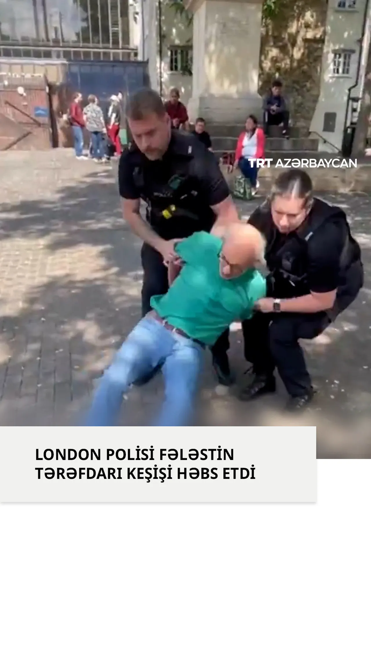Metropolitan Polisi Fələstin tərəfdarı keşişi həbs edib
