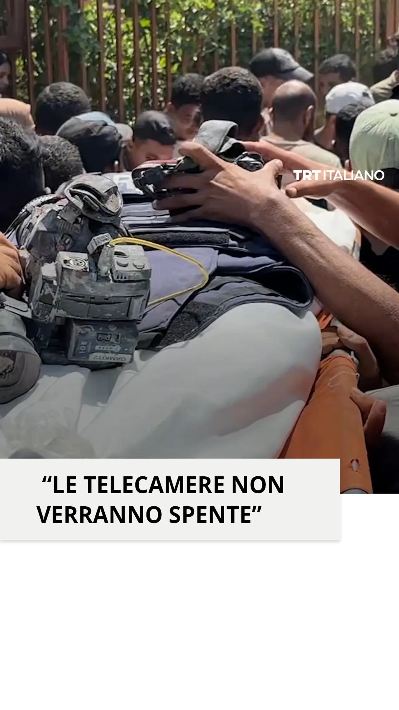 Le telecamere non verranno spente