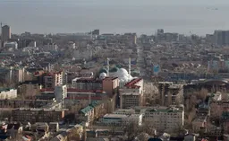 Пожар на подстанции в Махачкале