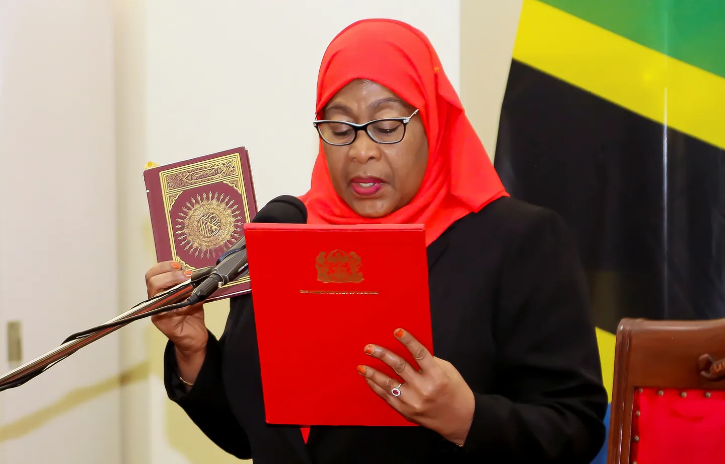 Tanzania's President Hassan takes oath of office for second term
