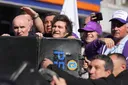 Argentina's Milei escorted to safety after protesters pelted him with stones