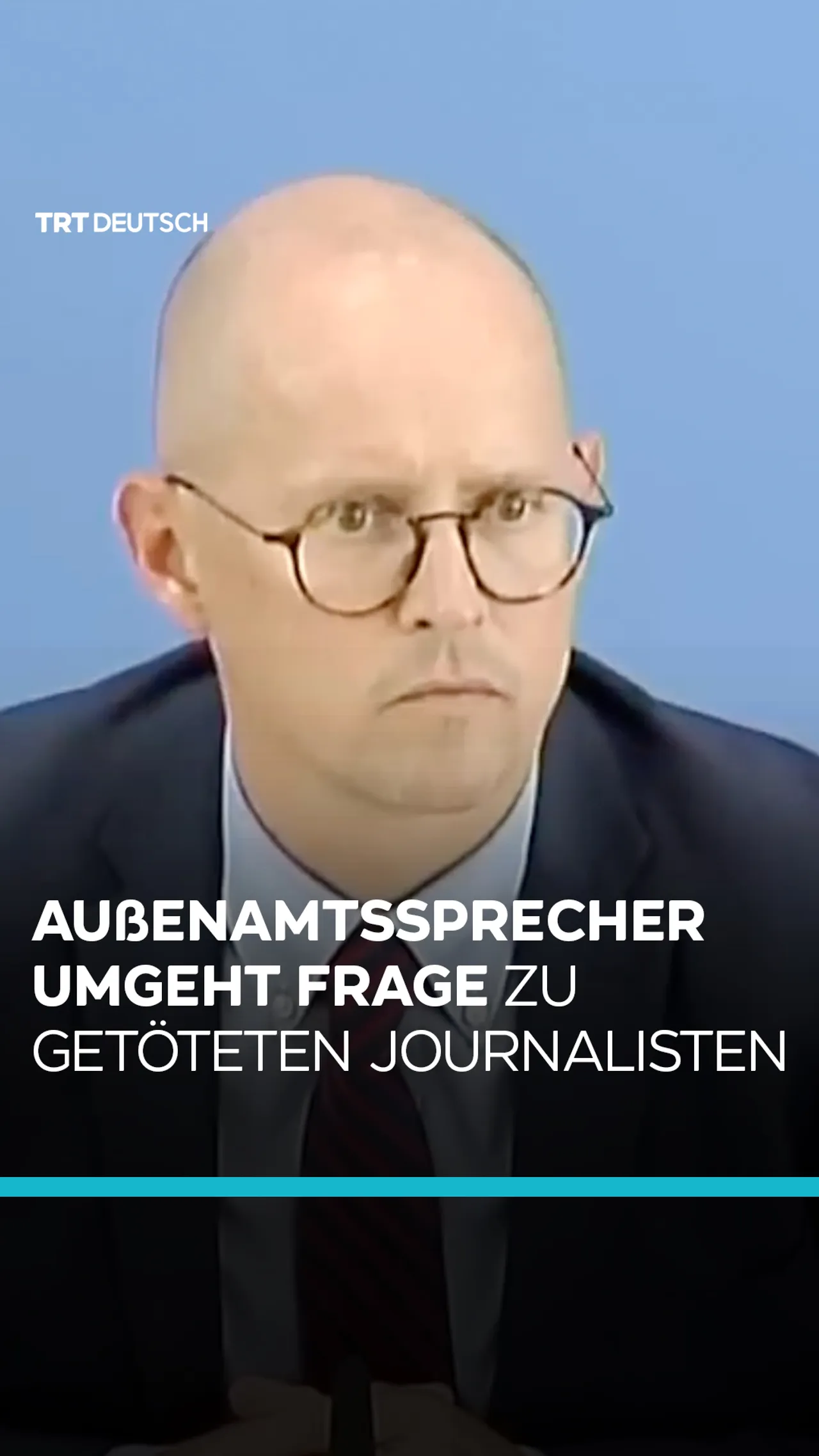 Außenamtssprecher umgeht Frage zu getöteten Journalisten