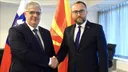 Ministri i Brendshëm i Maqedonisë së Veriut takon homologun slloven në Ohër