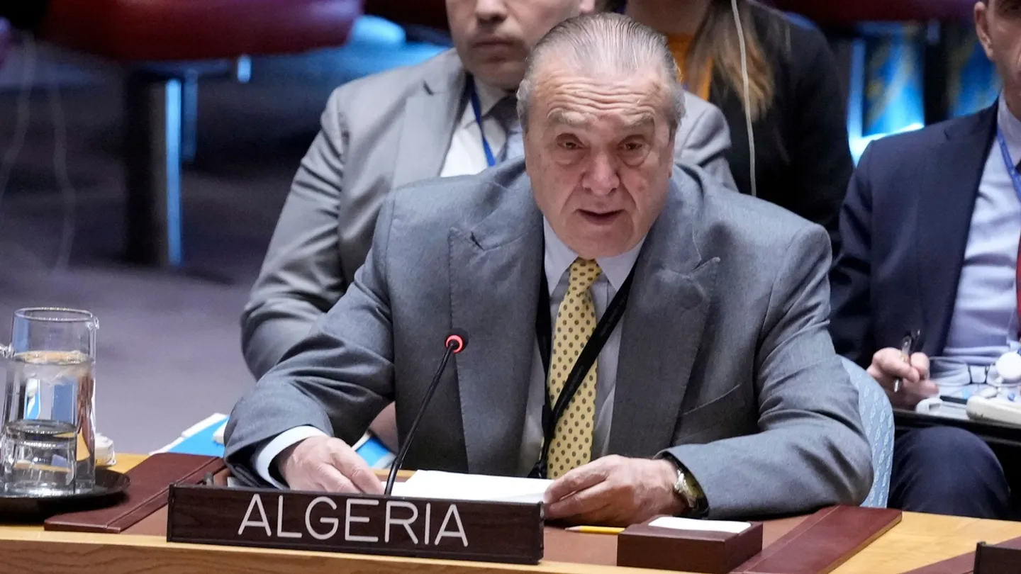 Algerian envoy to UN breaks down while reading letter from Gaza journalist killed by Israel