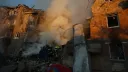 Удар по жилым домам в Киеве
