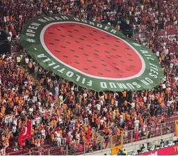 From stands to the sea: Türkiye's Galatasaray fans roar for Gaza, Global Sumud Flotilla