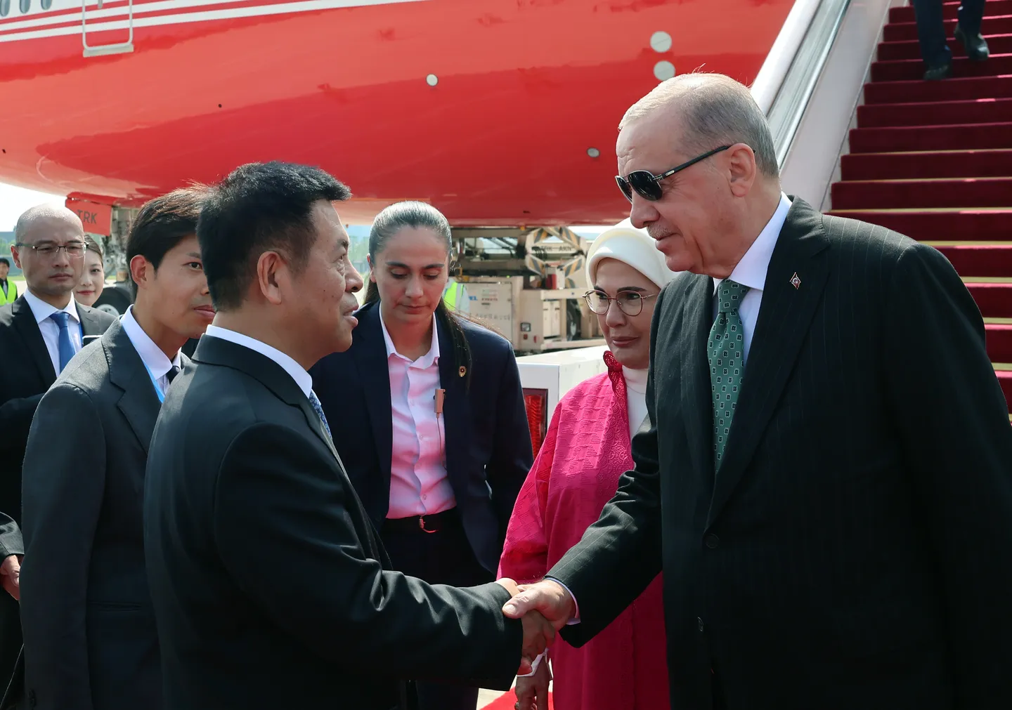 Erdoğan mbërrin në Kinë për samitin e Organizatës së Bashkëpunimit të Shangait