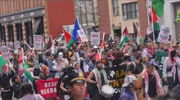 Dhjetëra mijëra qytetarë marshuan në Urën e Portit të Sydneyt në mbështetje të Palestinës