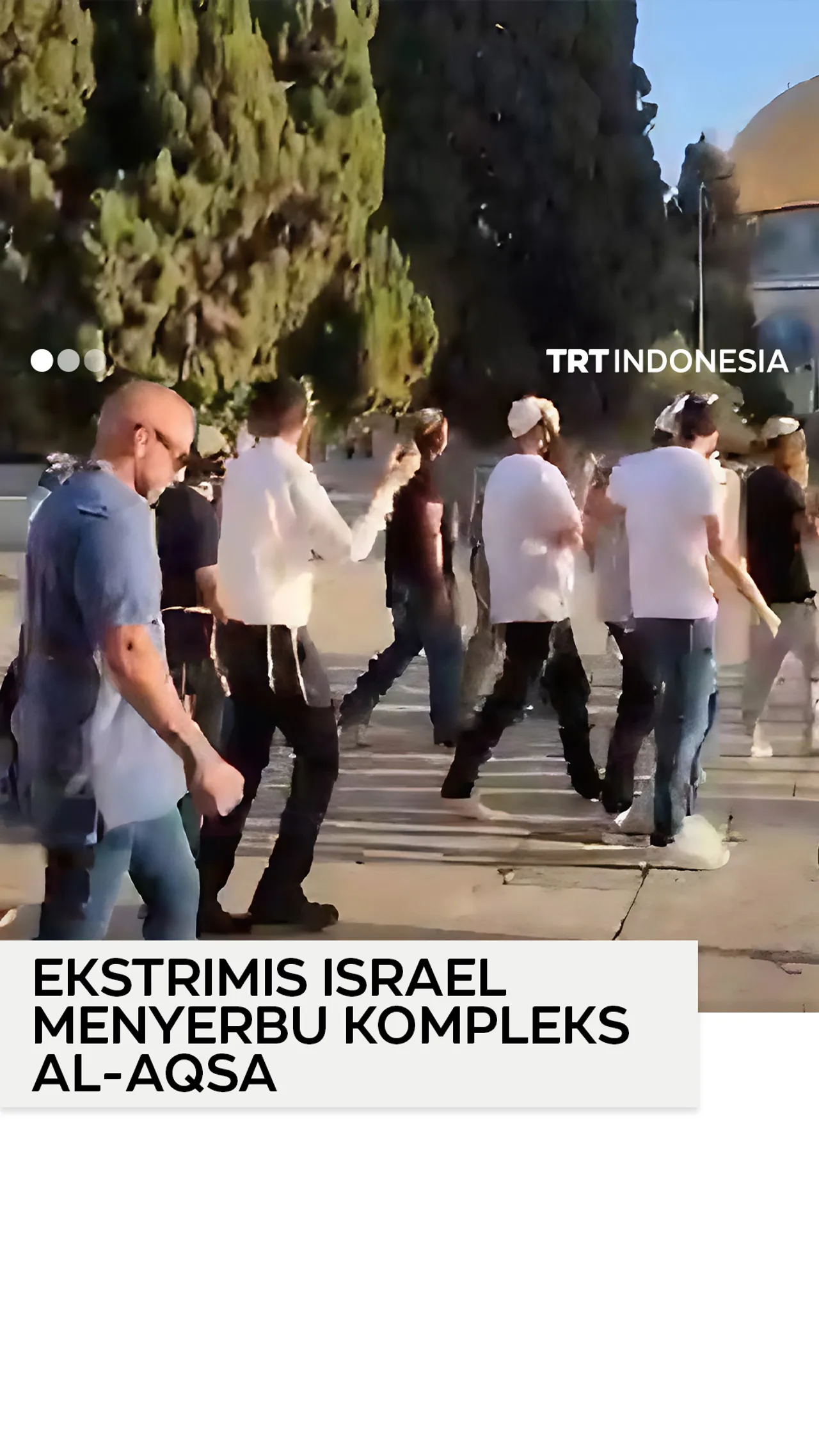 Ekstrimis Israel menyerbu kompleks Al-Aqsa