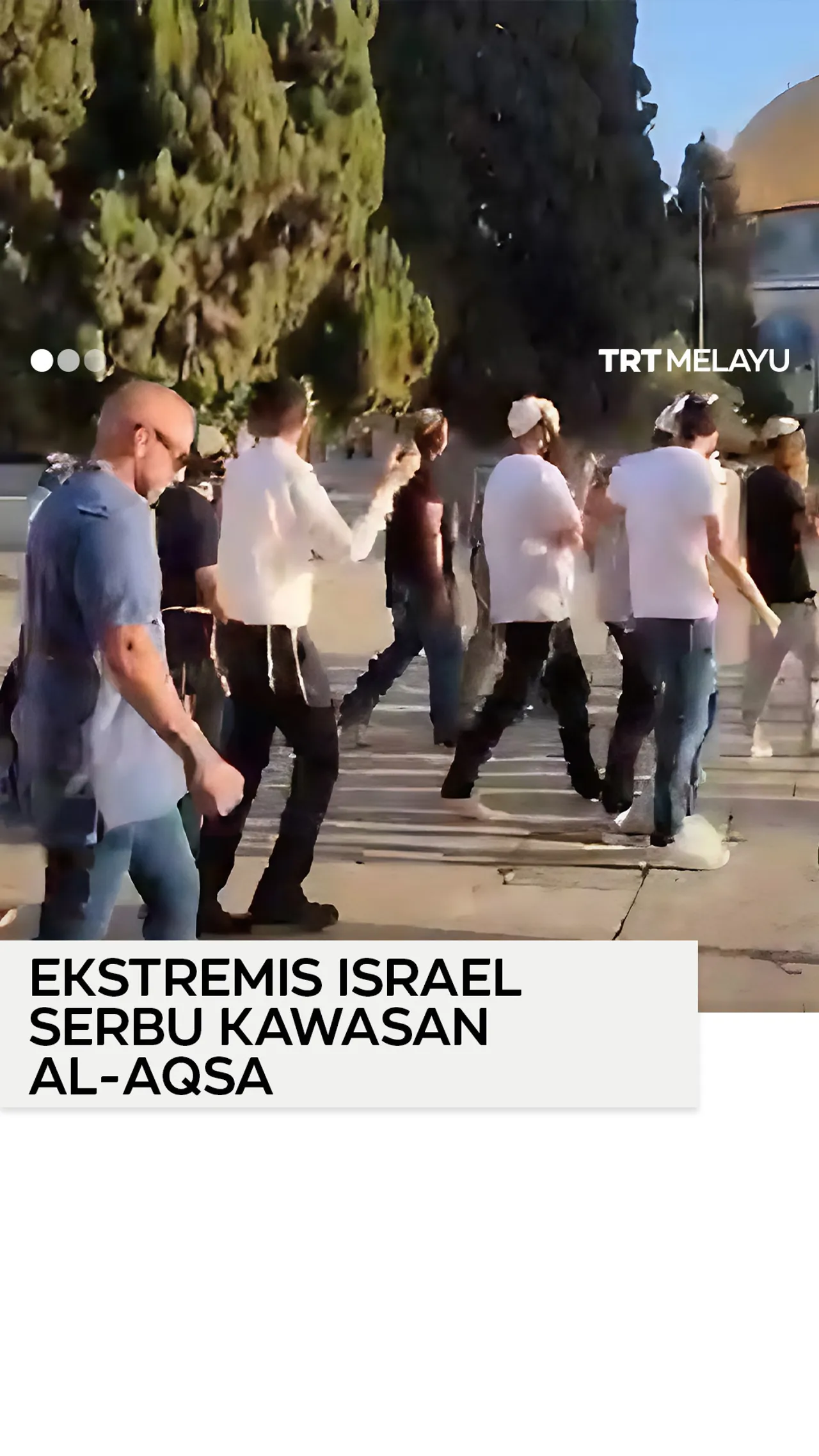 Ekstremis Israel serbu kawasan Al-Aqsa