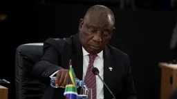 South African president regrets 'very punitive' US tariffs