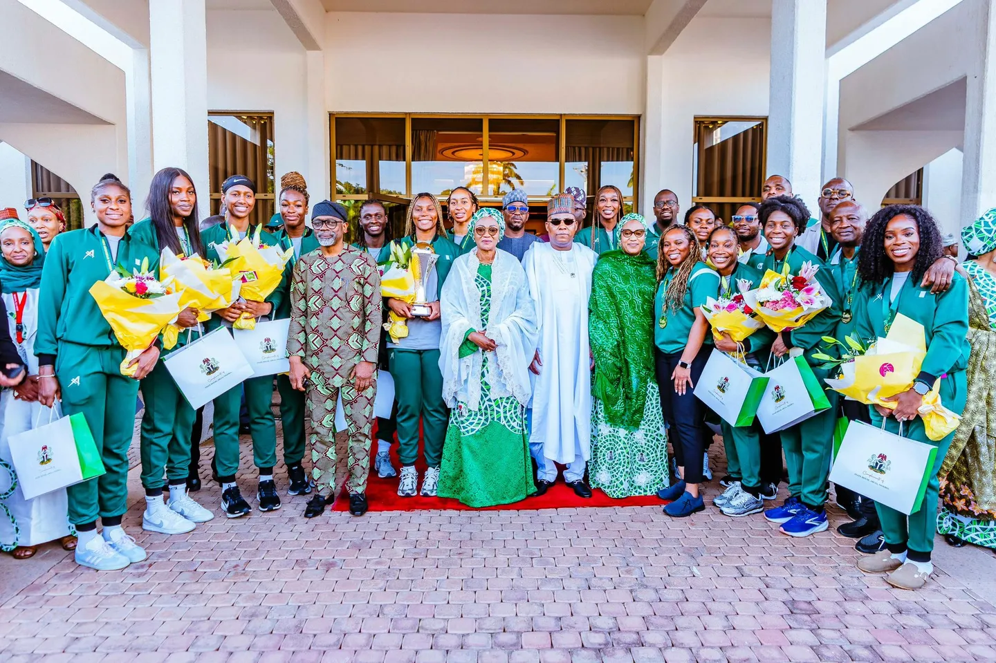 Nigeria’s D’Tigress get cash reward, national honours, houses after historic Afrobasket win