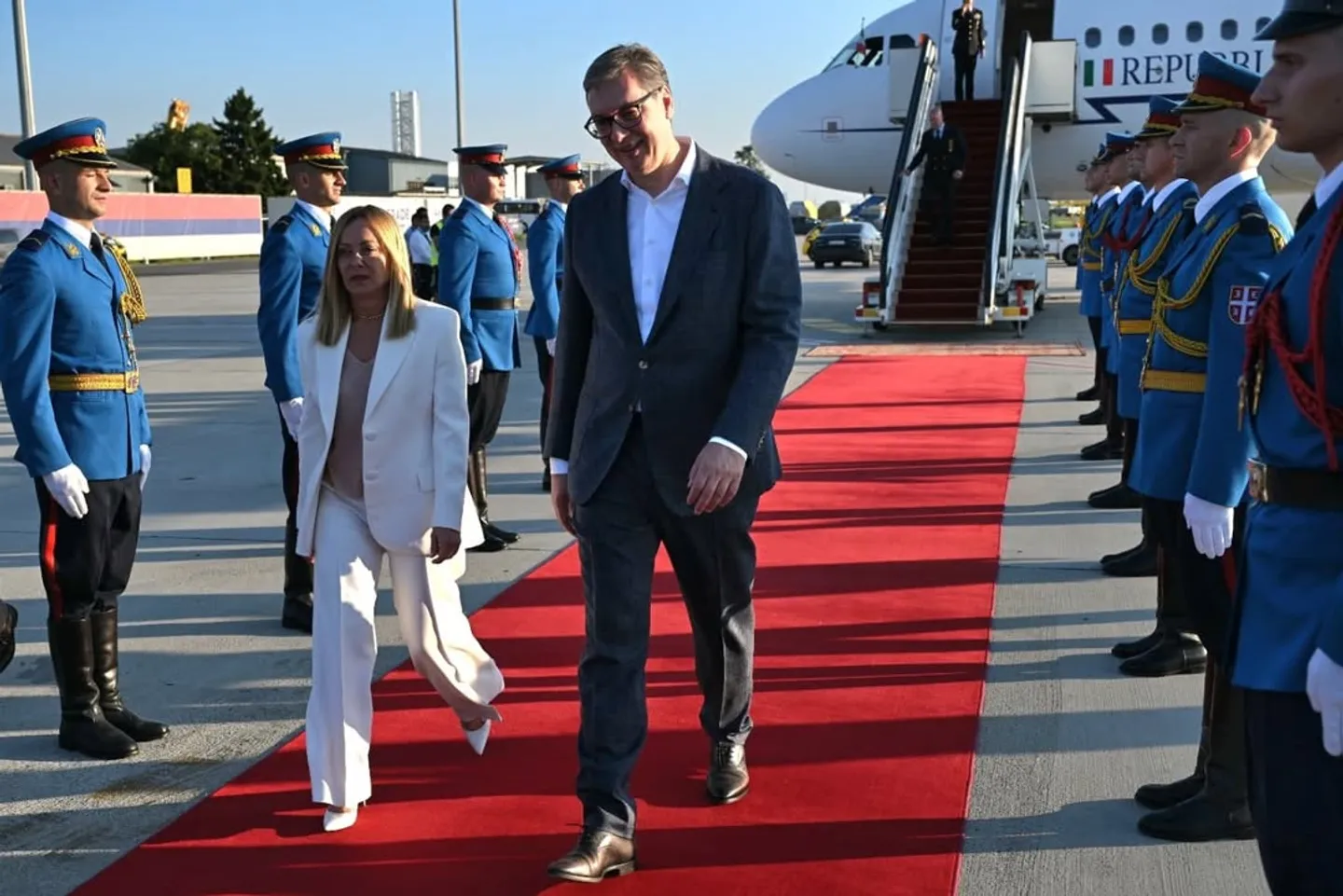 Vučić ugostio Meloni u Beogradu