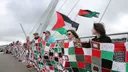 International quilt of resistance knitted in Ireland for Palestinian children killed in Gaza