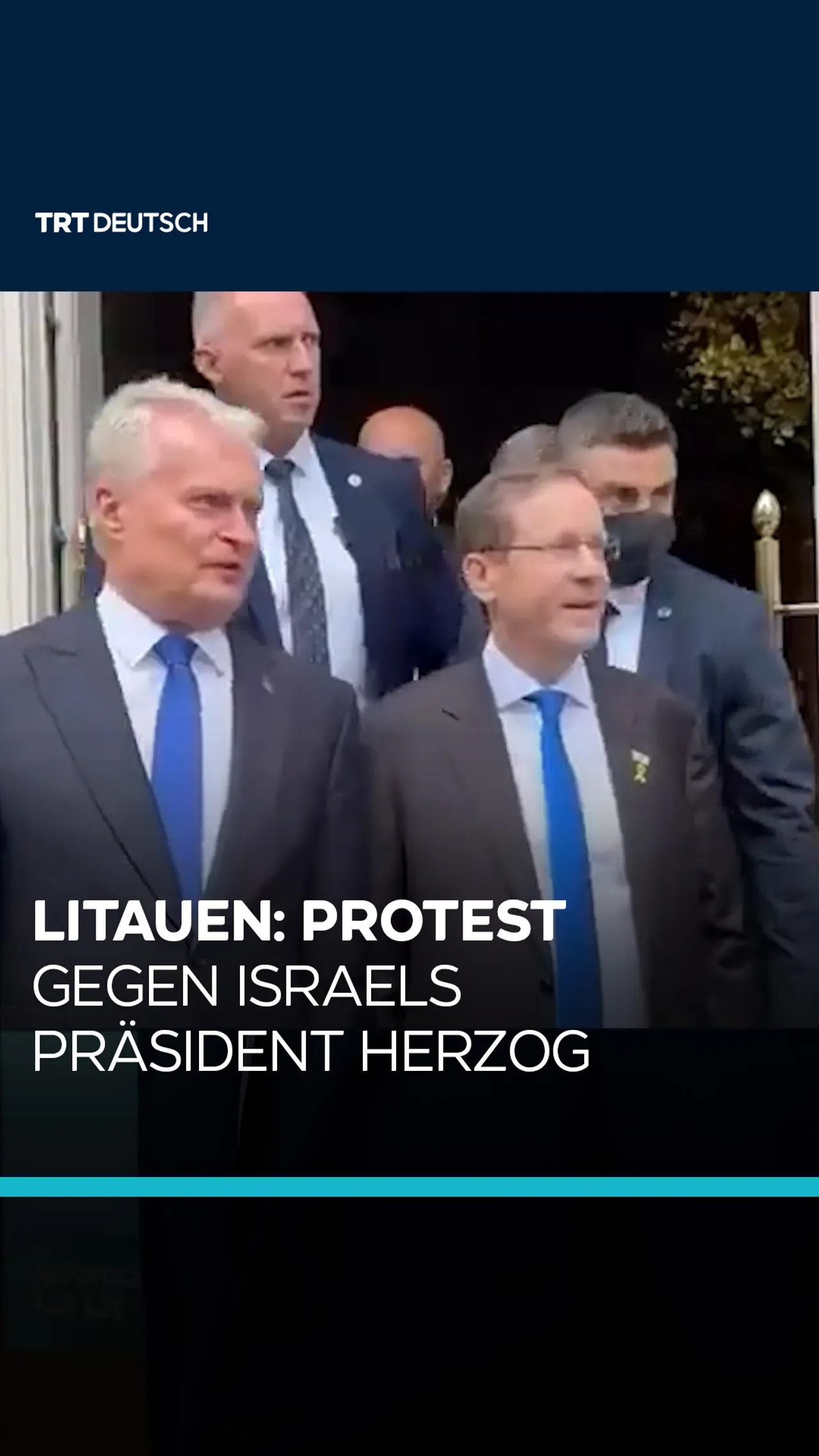 Litauen: Protest gegen
Israels Präsident Herzog