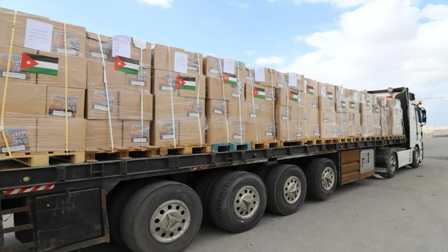 الأردن يدين اعتداء مستوطنين إسرائيليين على قافلة مساعدات متجهة إلى غزة