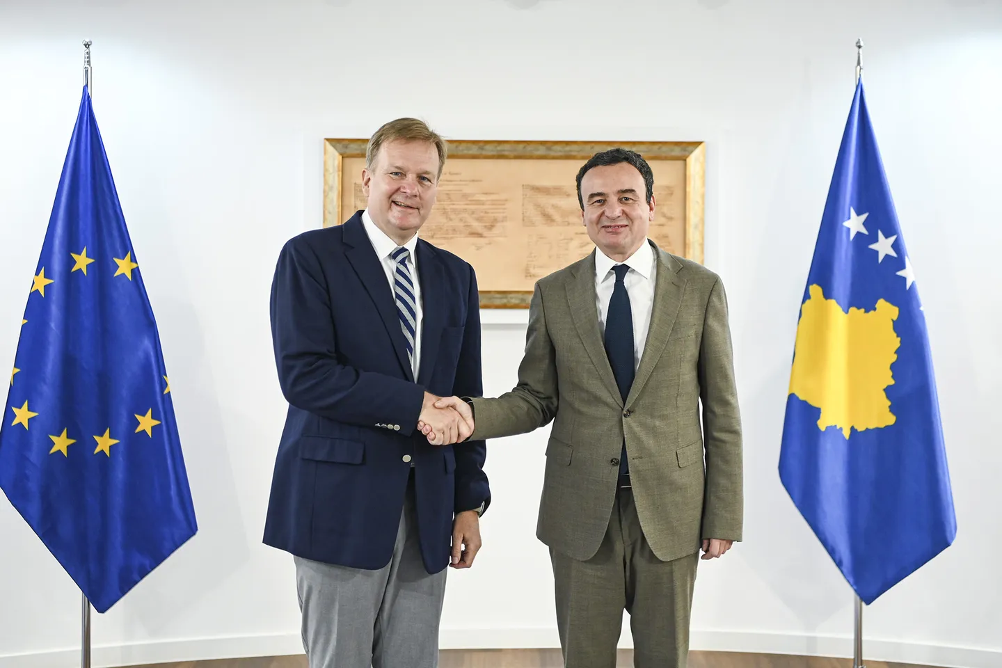 Kurti priti në takim emisarin e BE-së për Dialogun Kosovë-Serbi, Peter Sorensen