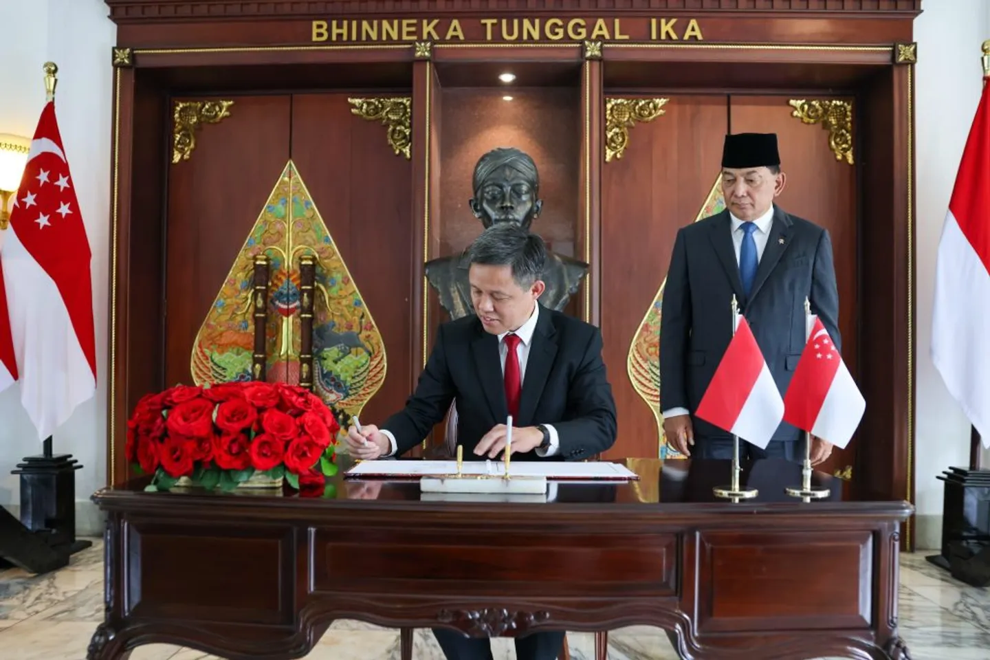 Menteri Pertahanan RI dan Singapura perkuat kerja sama strategis di bidang pertahanan