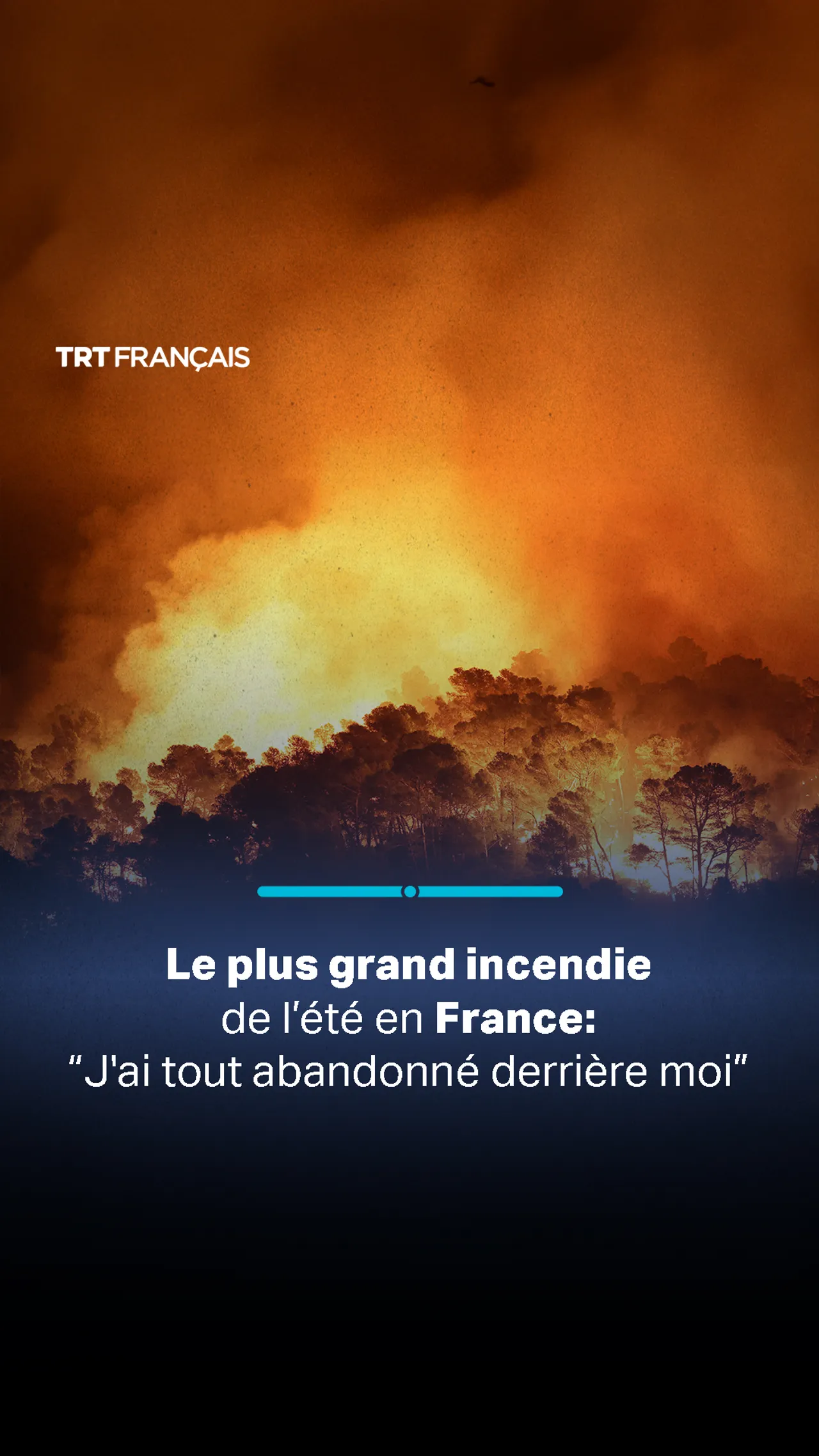 L’incendie le plus destructeur de l’été en France continue de ravager des milliers d’hectares