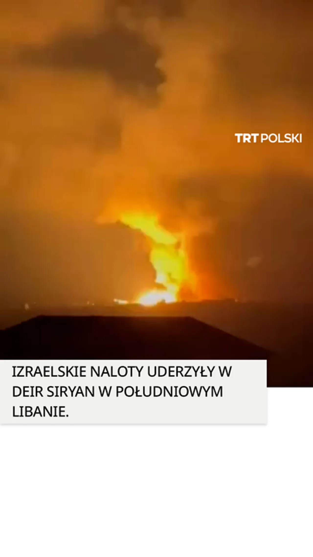 Izrael atakuje południowy Liban