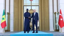 أردوغان يستقبل رئيس وزراء السنغال بمراسم رسمية