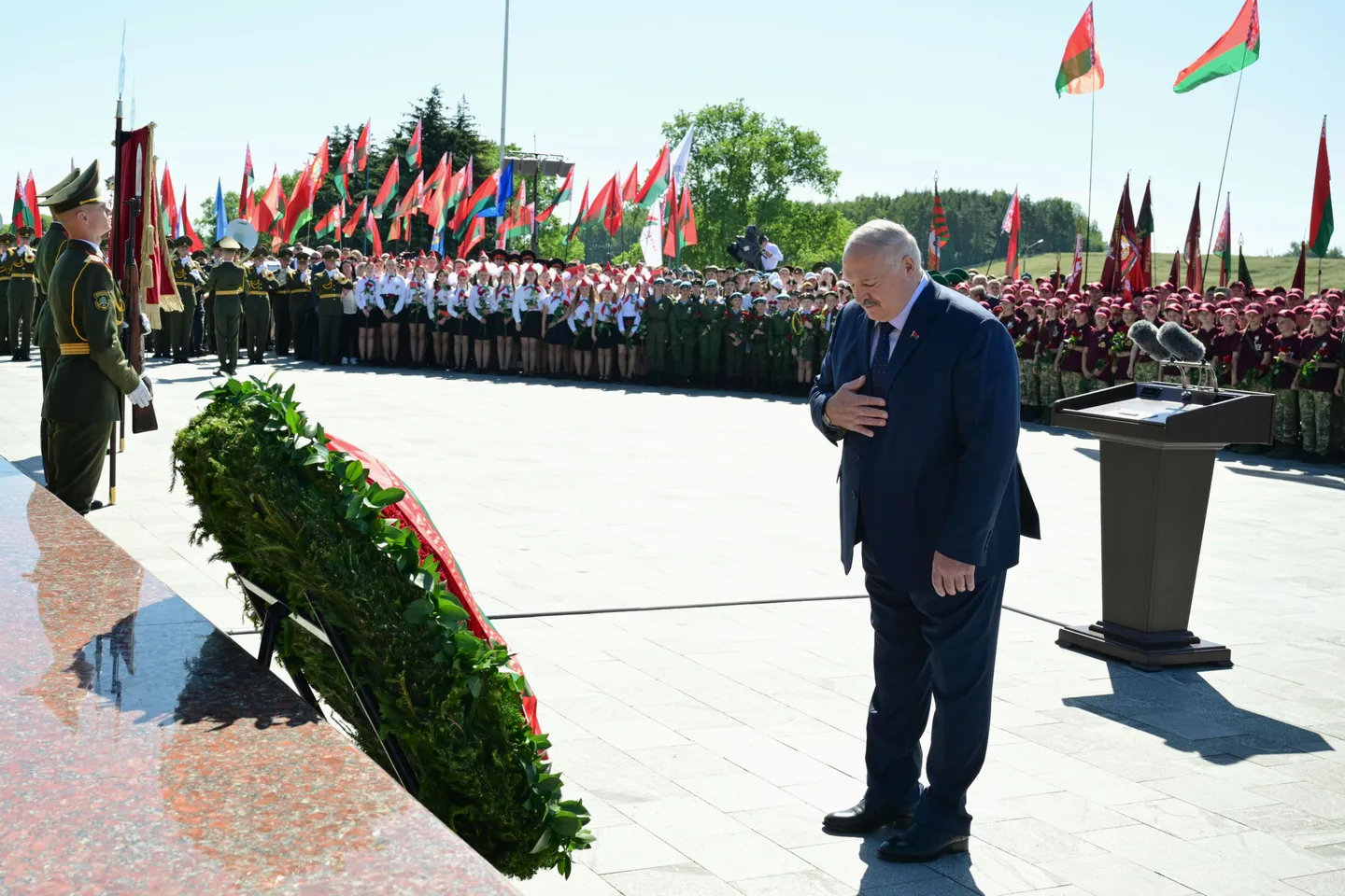 Belarus's longtime leader Lukashenko says he won't seek another term, dismisses dynastic succession
