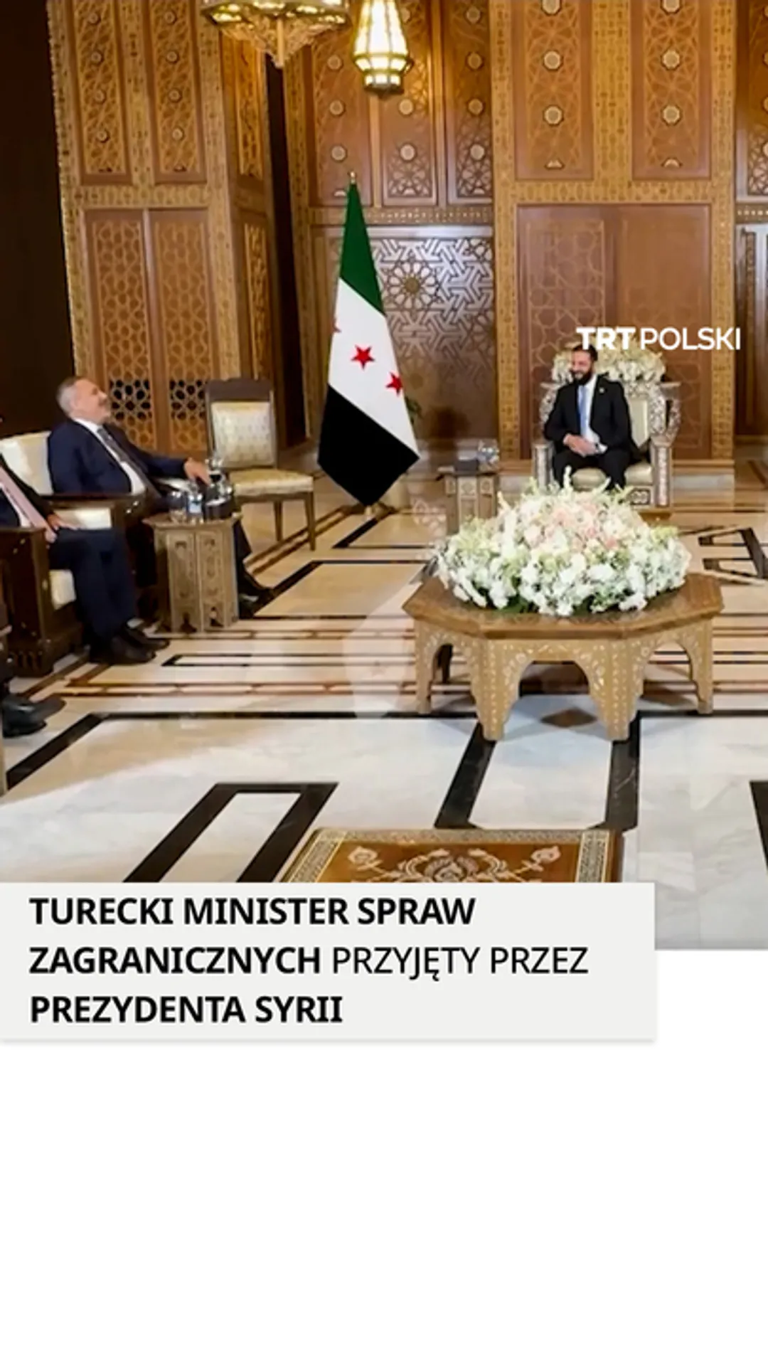 Turecki minister spraw zagranicznych odwiedza Syrię w celu przeprowadzenia rozmów