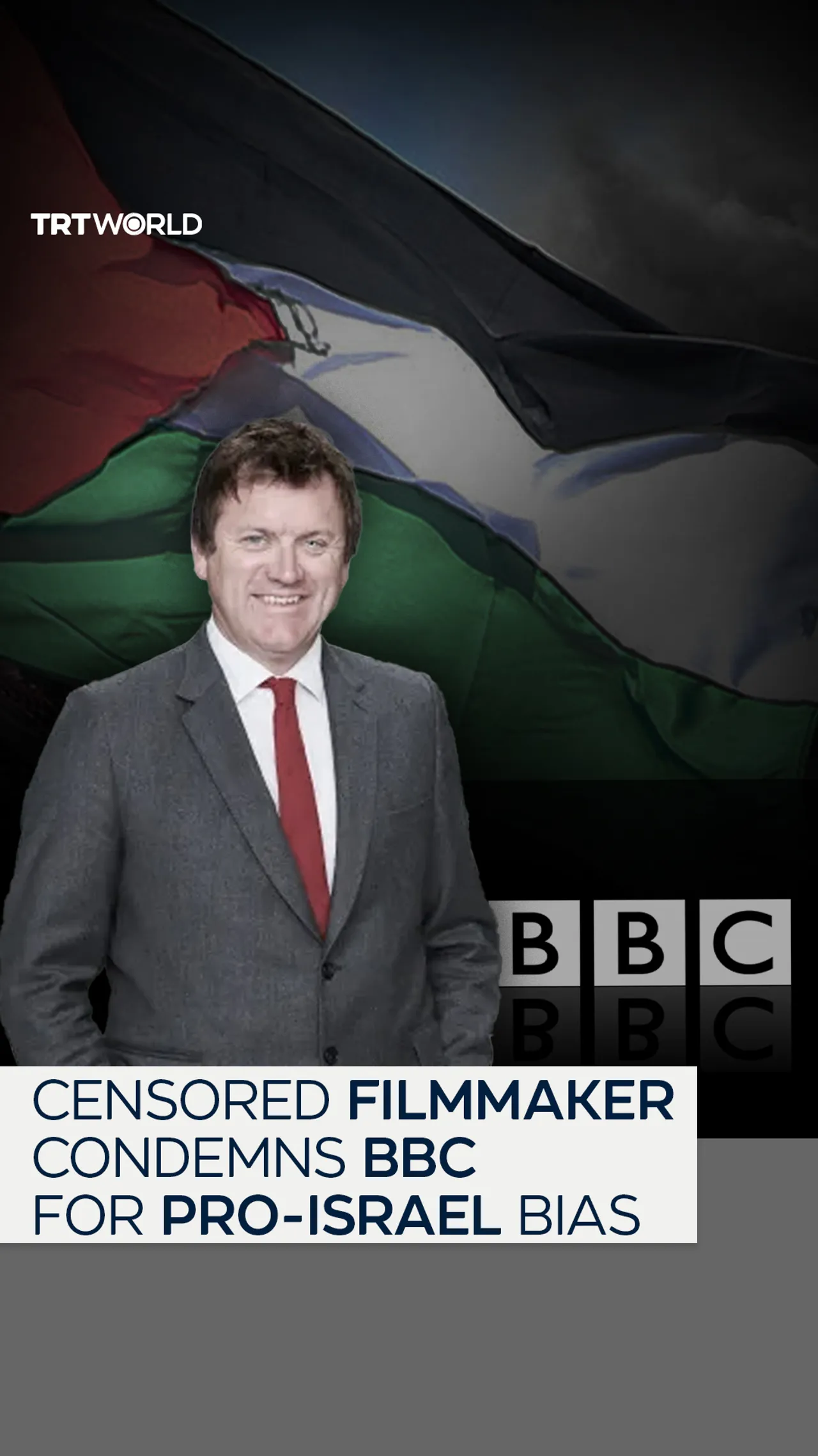 Censored filmmaker condemns BBC for pro-Israel bias
