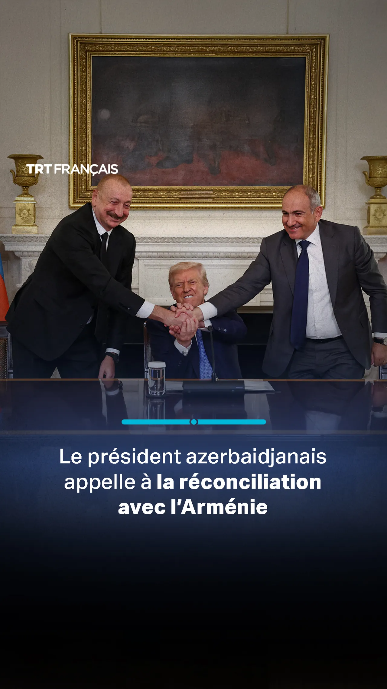 Le président de l’Azerbaïdjan appelle à la réconciliation avec l’Arménie