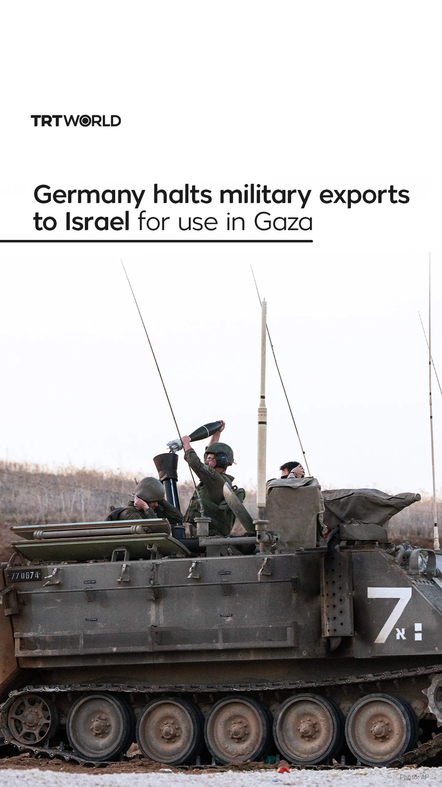 Germany halts military exports to Israel for use in Gaza