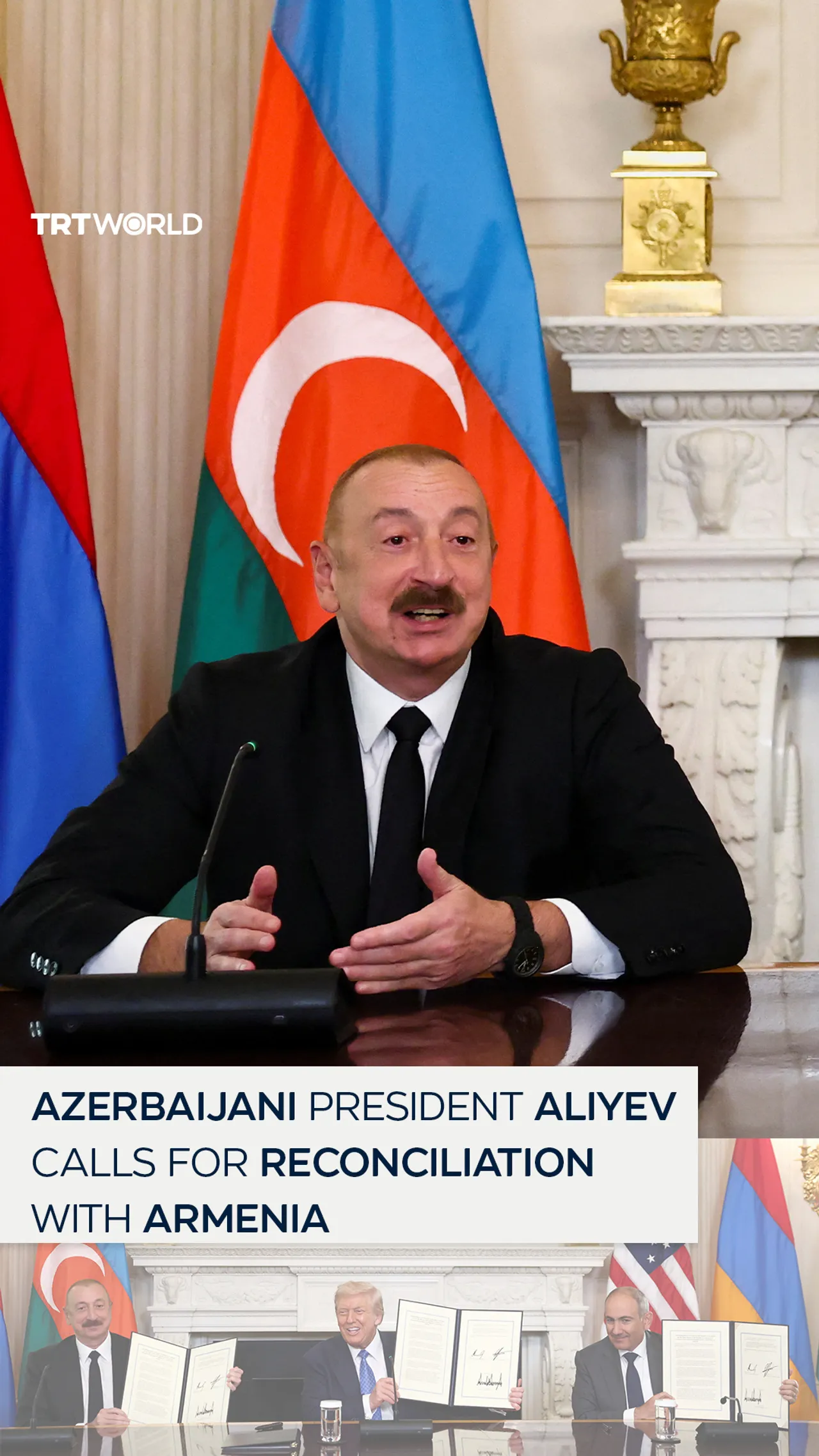 President of Azerbaijan calls for reconciliation with Armenia