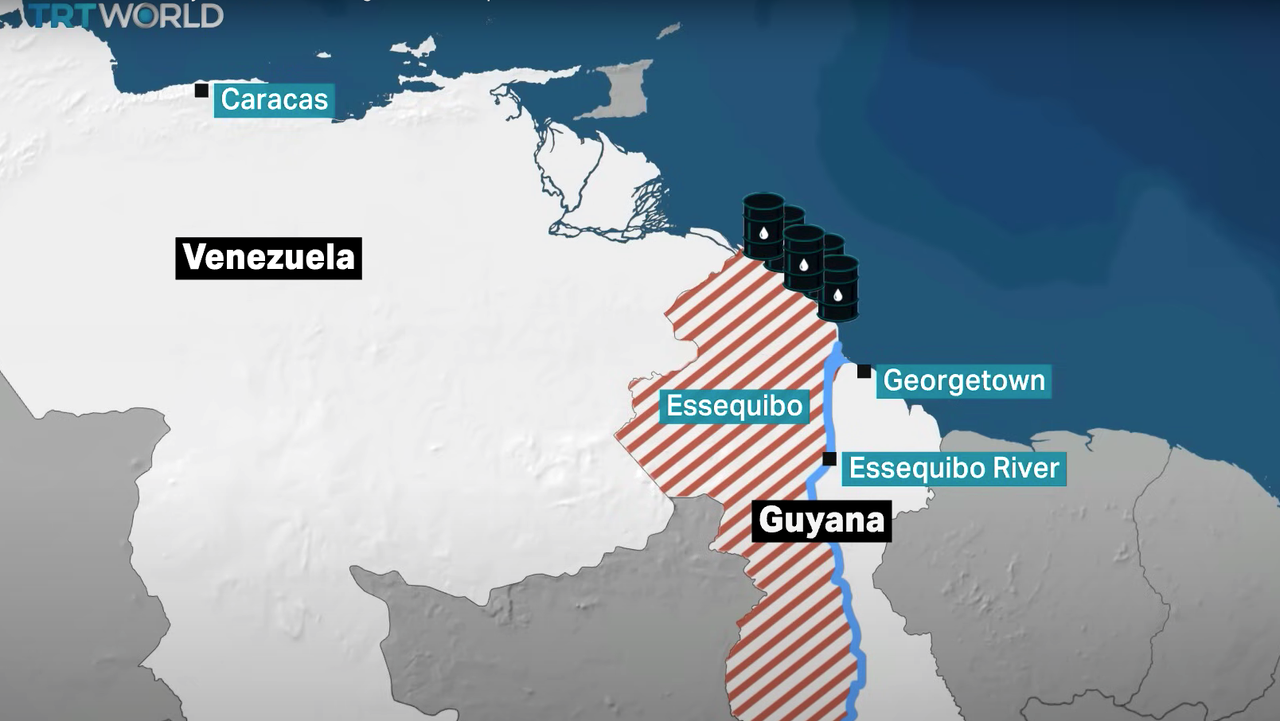 TRT World - Shots 'fired from Venezuela' at boat transporting election materials: Guy...