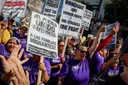 Labor Day protests denounce Trump while supporting workers