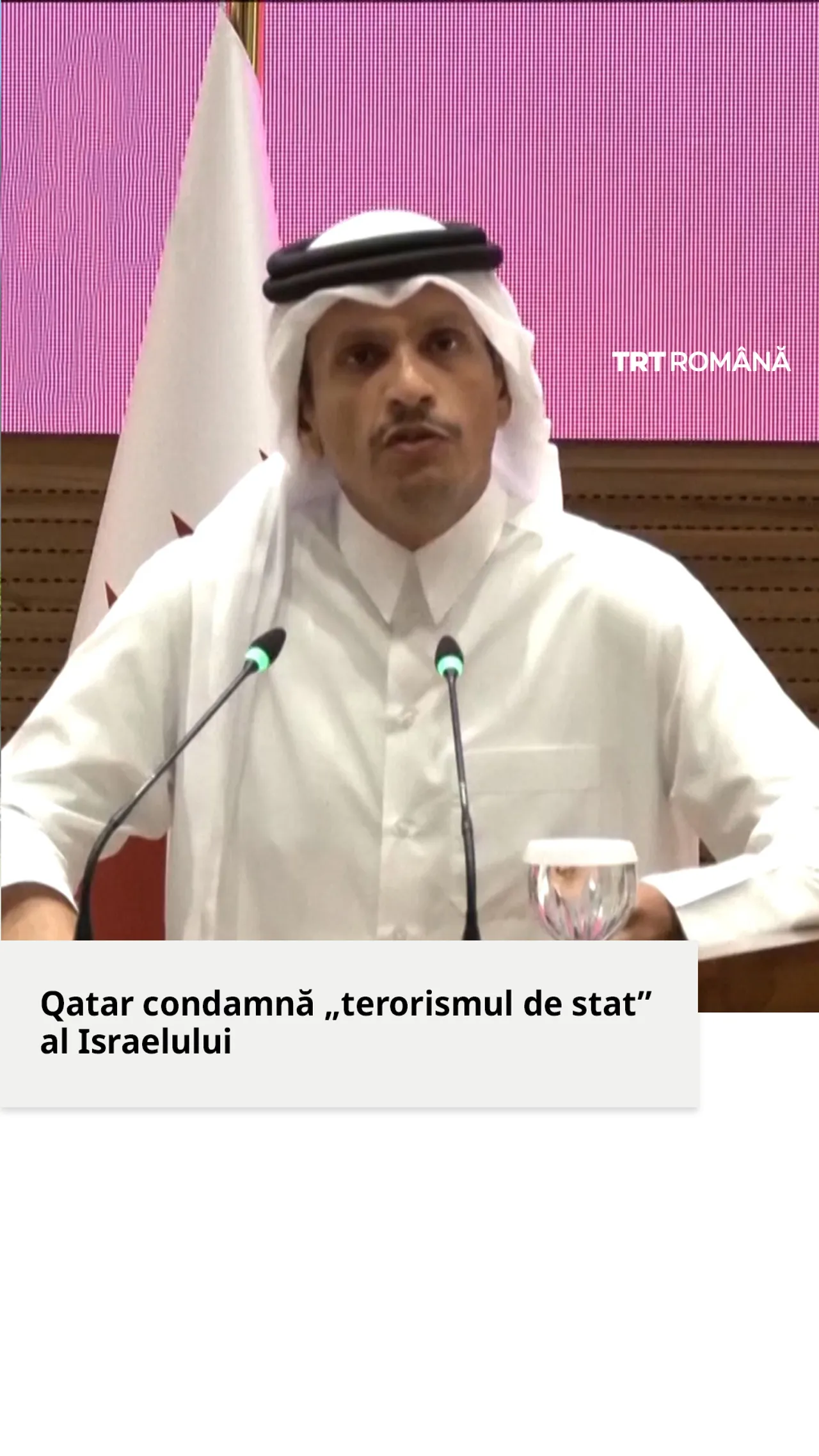 Qatar condamnă „terorismul de stat” al Israelului