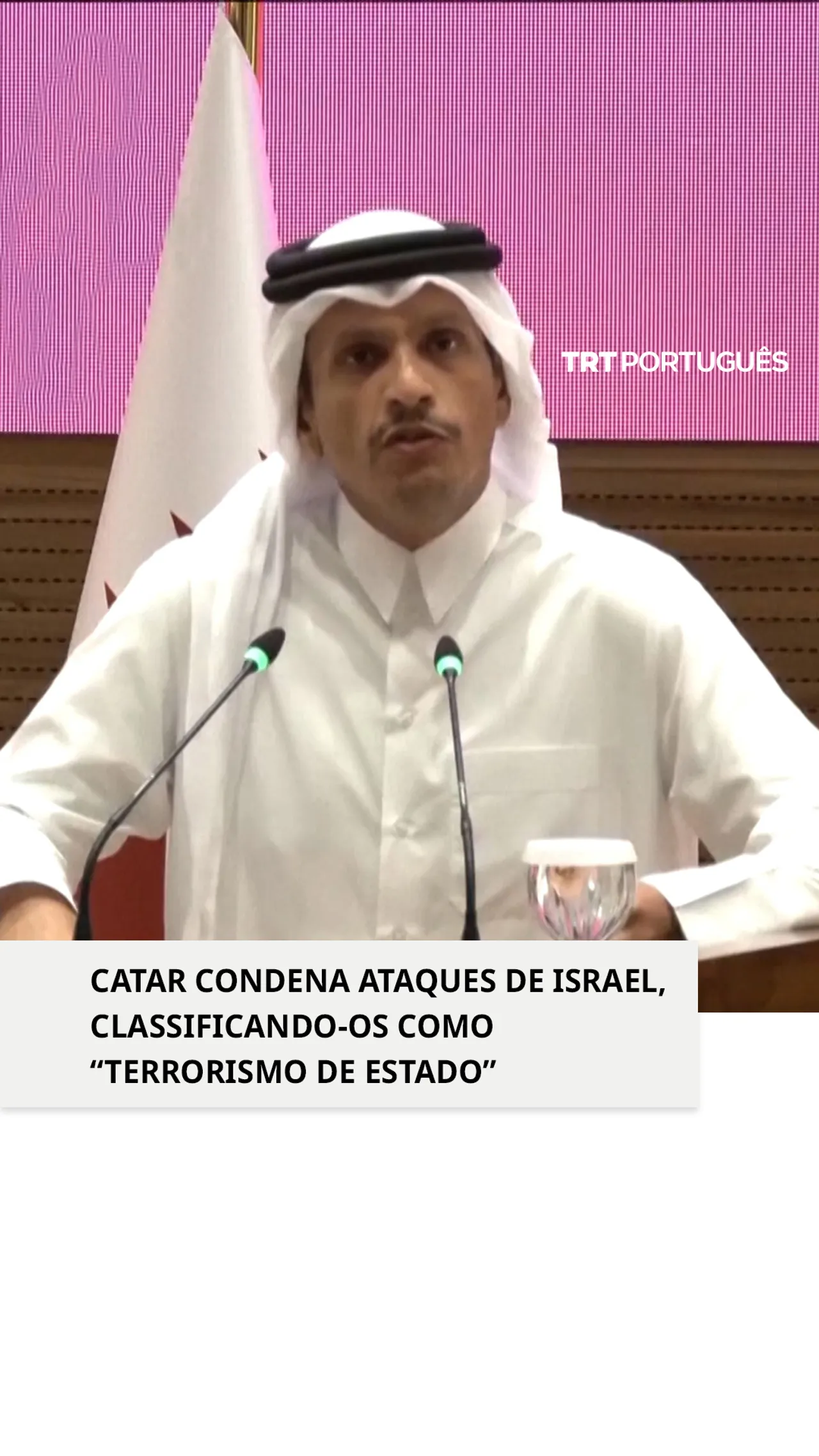 Catar condena o “terrorismo de Estado” de Israel e afirma que a Casa Branca não alertou Doha