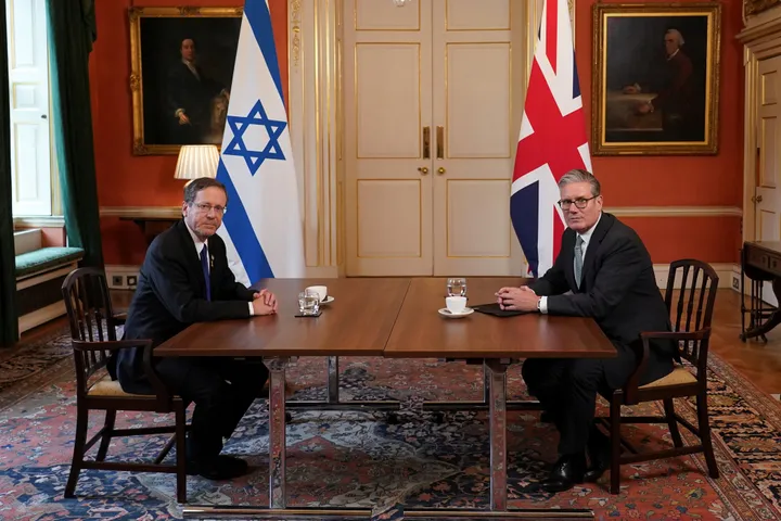 UK's Starmer, Israel's Herzog clash over Gaza during 'tough' meeting